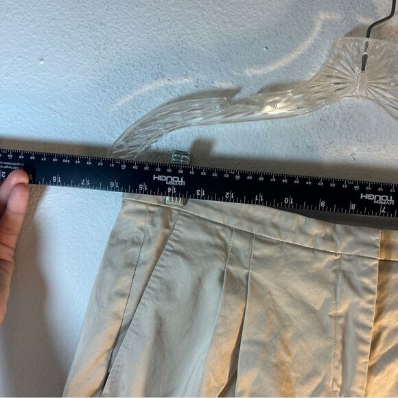 PIAZZA SEMPIONE MATILDE PANTS KHAKIS 44 us 10 tan capsule everyday cropped - Picture 8 of 14
